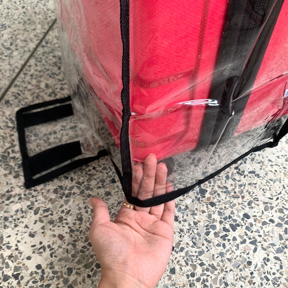 투명 PVC 캐리어 방수 커버 20인치 항공