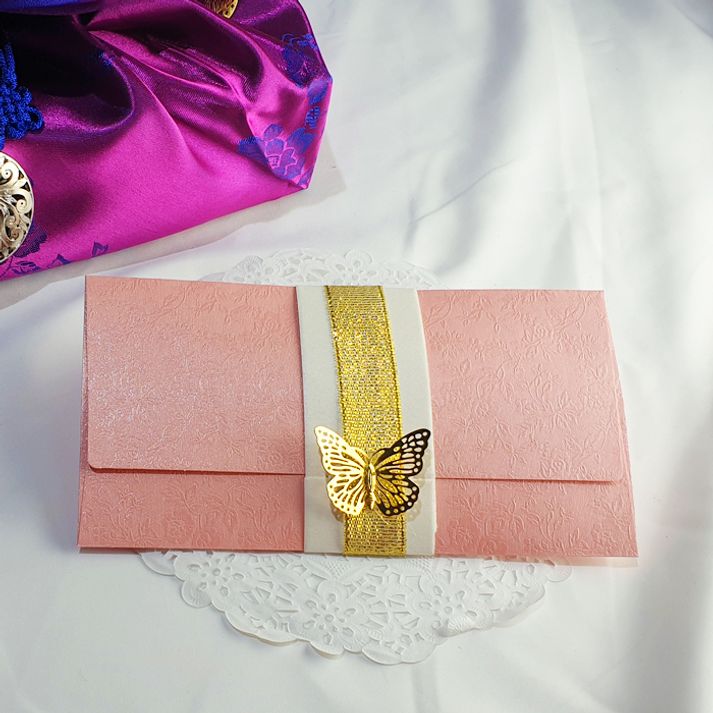 사랑담은 금나비 분홍색봉투 용돈봉투 어버이날