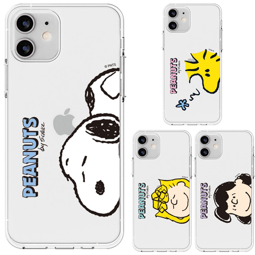 아이폰11프로맥스 스누피 윈드 케이스 투명 슬림 젤리