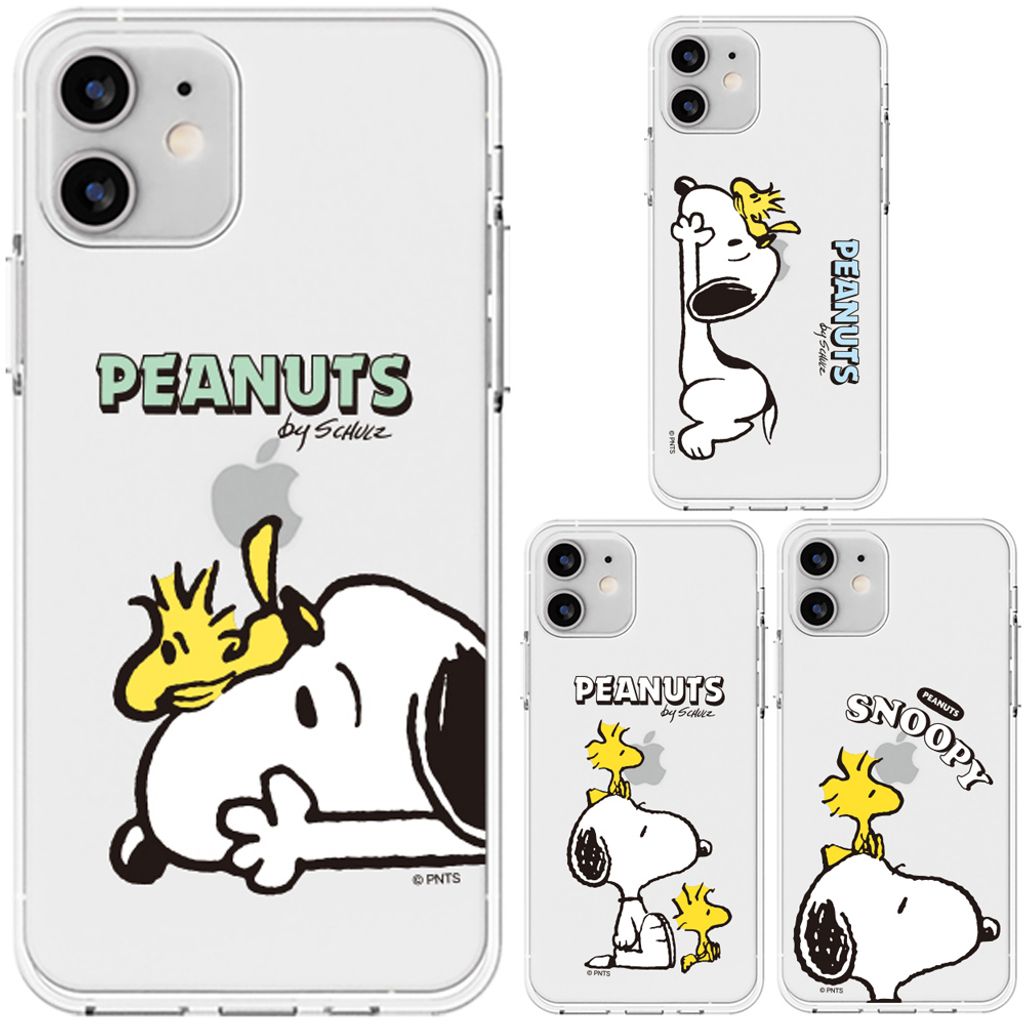 잼꾸러기폰 스누피 라이드 케이스 투명 슬림 젤리 G525