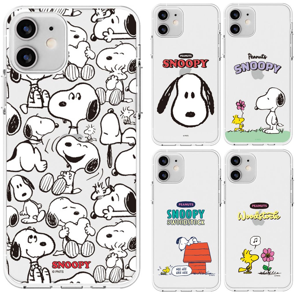 갤럭시A13 스누피 그로우 케이스 투명 슬림 젤리 A135