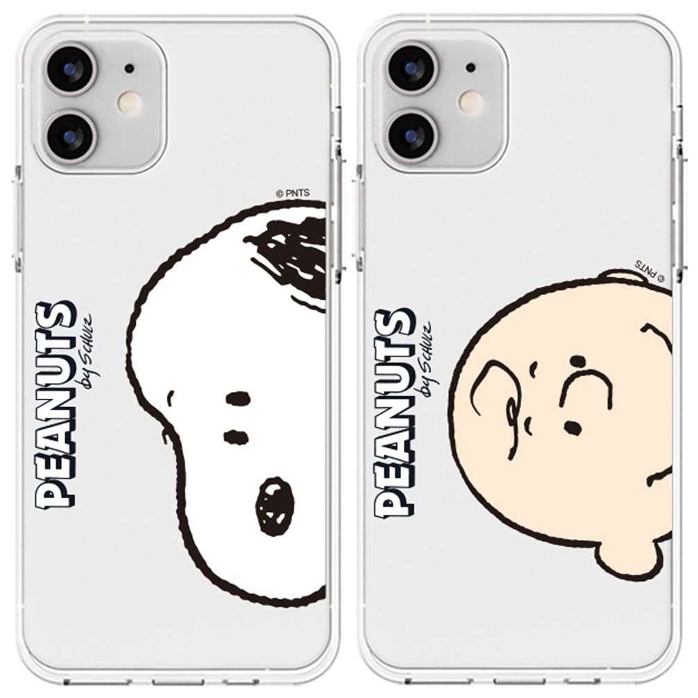 아이폰13프로 스누피 빼꼼 케이스 투명 슬림 젤리