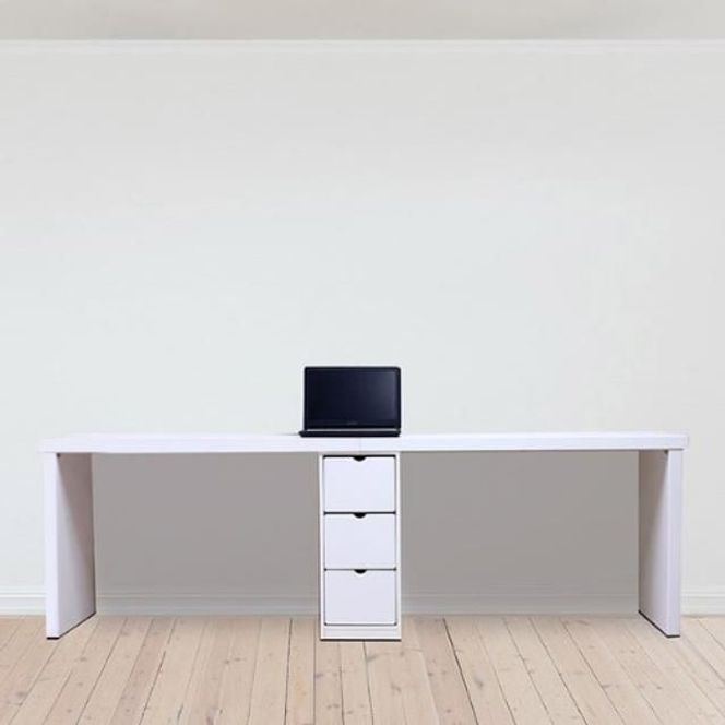 재택 근무 자녀 학생 온라인수업 서재 2인용 책상