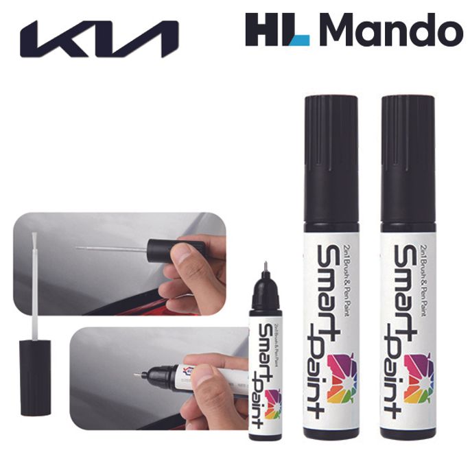 D2U 아스트라블루 HL 차량용 수성 자동차붓펜 붓페인트 도색+투명 세트