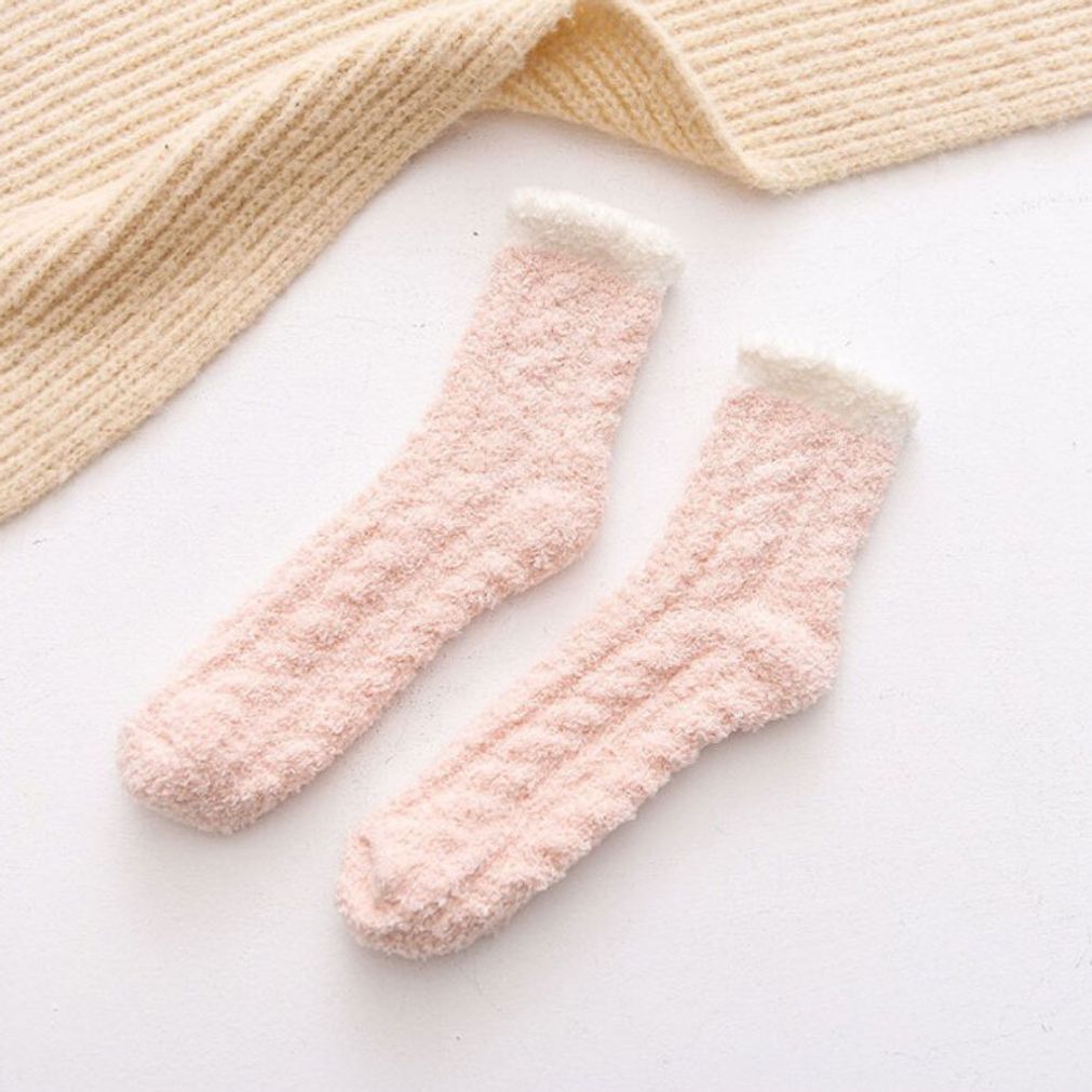 수면양말 핑크 보온양말 겨울양말 크리스마스양말 체