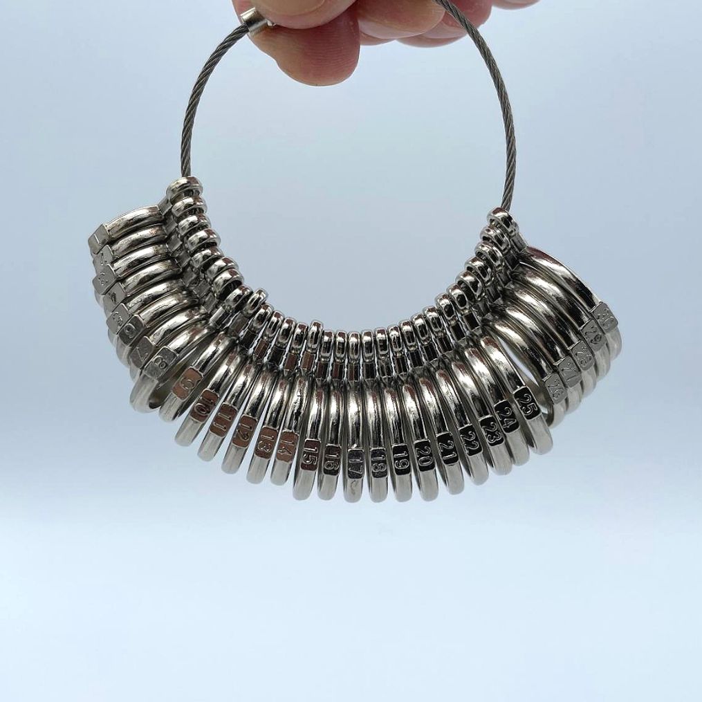 반지호수 측정기 링게이지 손가락 둘레 사이즈 치수