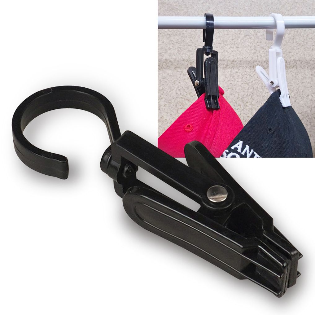 고리형 회전 집게 블랙 후크 고리집게 집게걸이 패션