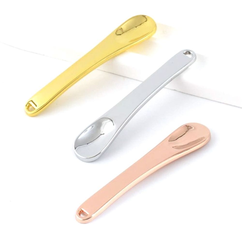 스패츌라 화장품 미니 주걱 스푼 실버