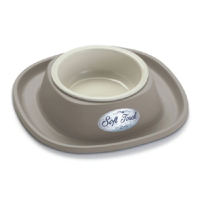 지오플라스트 소프트터치 PP 식기 그레이 S