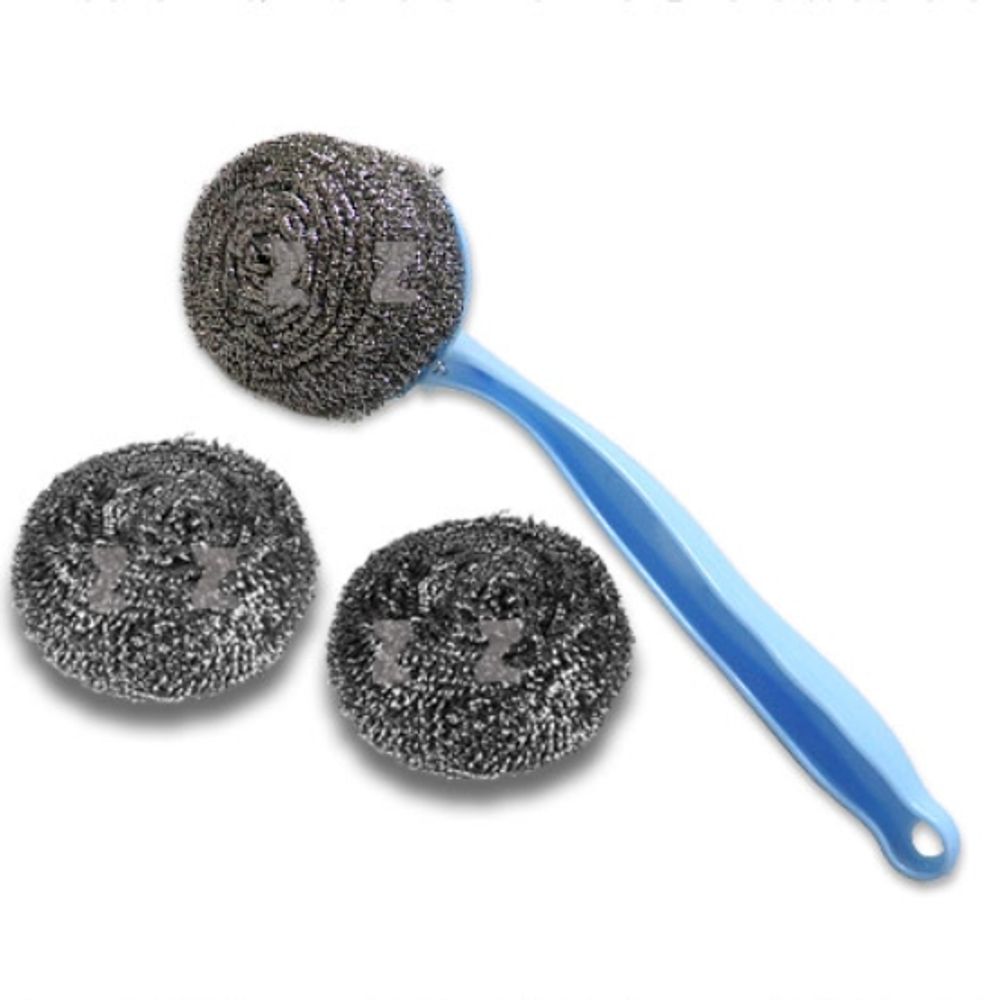 그린피아 철수세미 강력 지든때 스텐 주방 수세미 3p