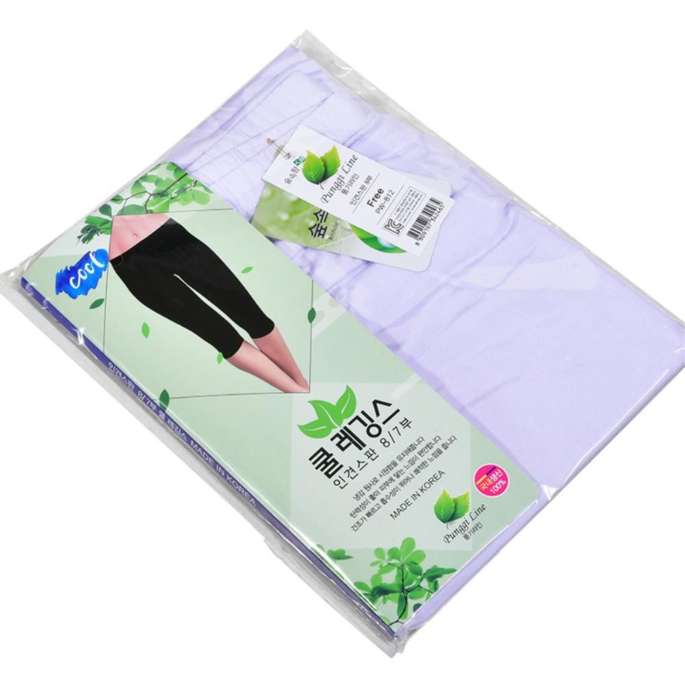 여성 인견 스판 레깅스 8부 속바지