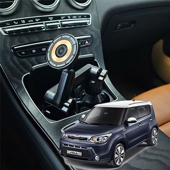 쏘울 스마트폰 컵홀더 거치대 무선충전