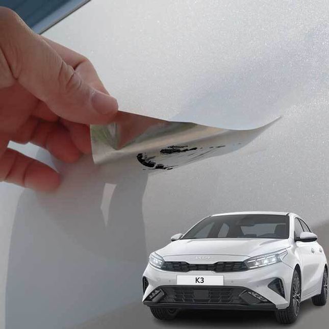 더뉴K3 붓펜 스티커 CR5 런웨이레드 페인트