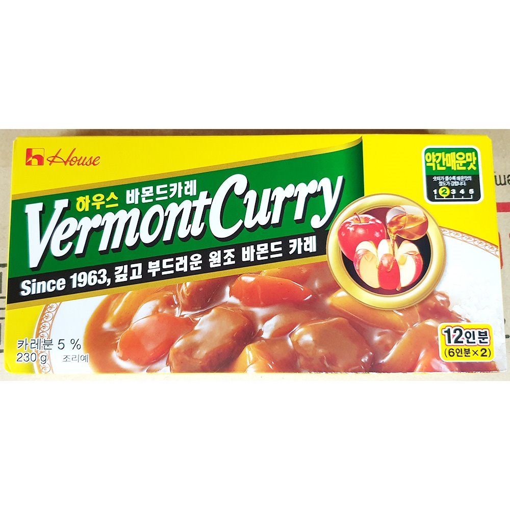 바몬드카레(고형 중간맛 하우스 230g)