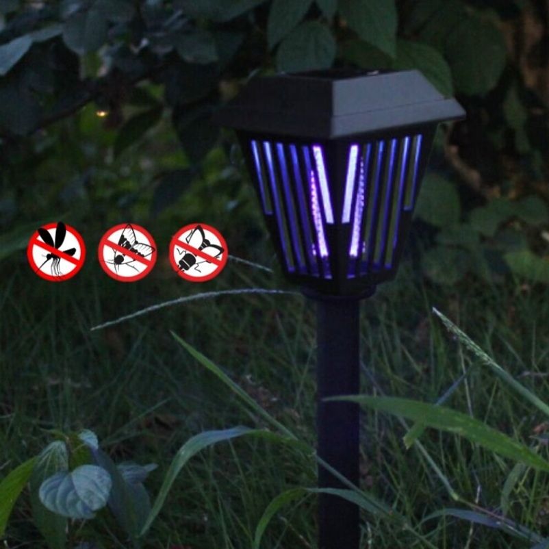 태양광충전 LED+UV 울브스 해충퇴치 모기퇴치기 R01