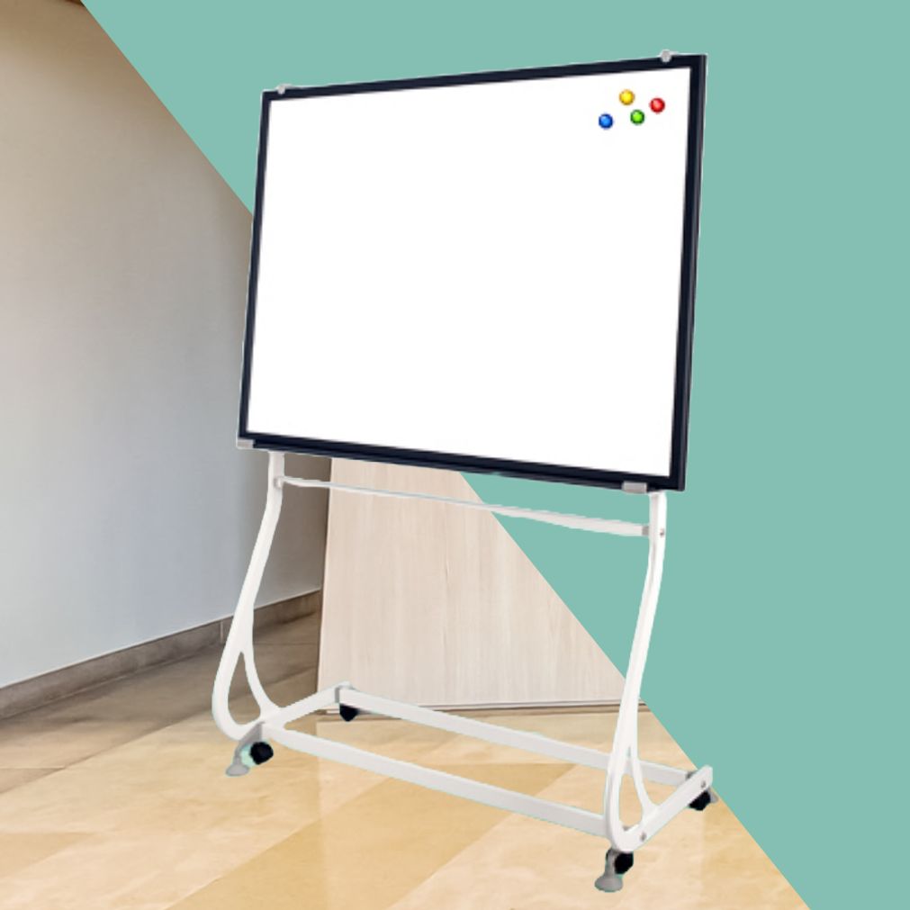 자석보드 붙이는화이트보드 S 이동식칠판 90x180 블랙