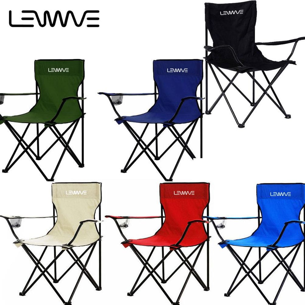 간편휴대 팔걸이형 접이식 의자 중형 캠핑일반용품