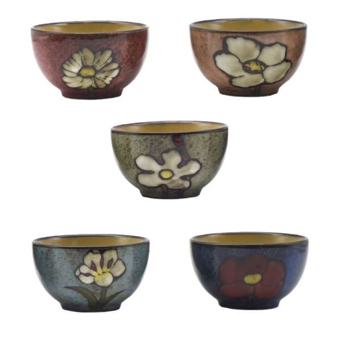 소담 면기 도자기 대접 냉면기 라면 그릇 5P 17CM