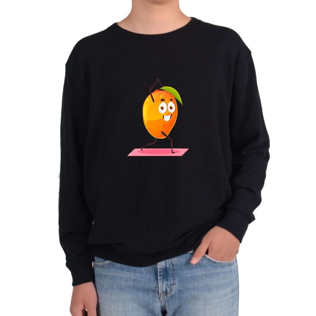 맨투맨 프린트티셔츠 과일 요가 과일 이름 몰라 전사이즈