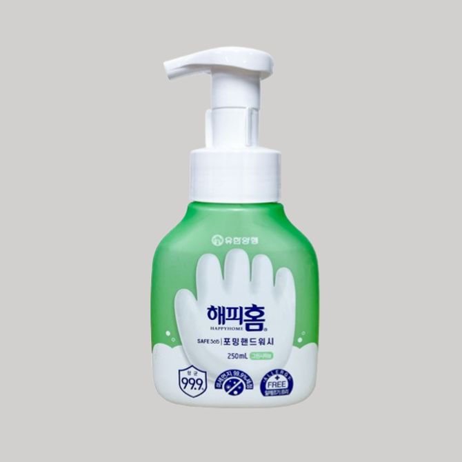 해피홈 SAFE365 핸드워시 250mI 용기 그린샤워