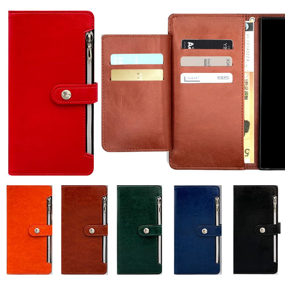 갤럭시노트8 케이스 렌 지퍼 지갑 다이어리 N950