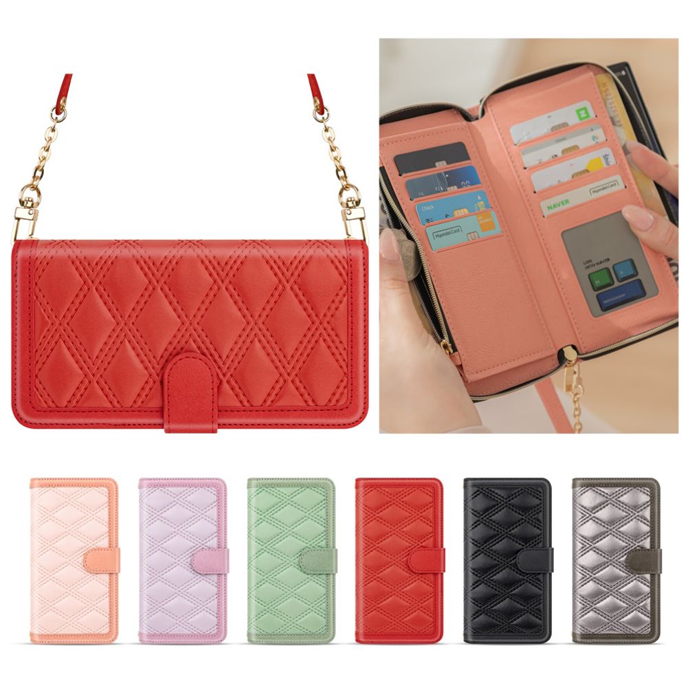 아이폰16플러스 폰즈 지퍼 다이어리케이스