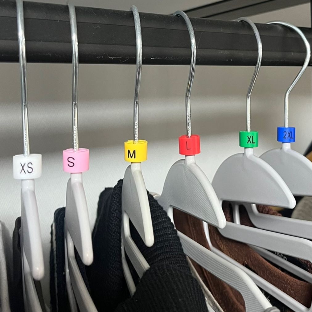 옷걸이 사이즈 링 XS 10P