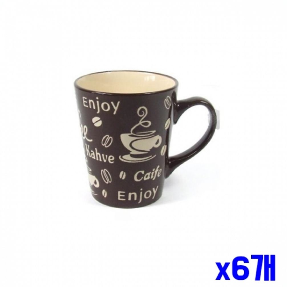 도자기 머그컵 커피컵 10.5cm x6개 가정용컵 물컵