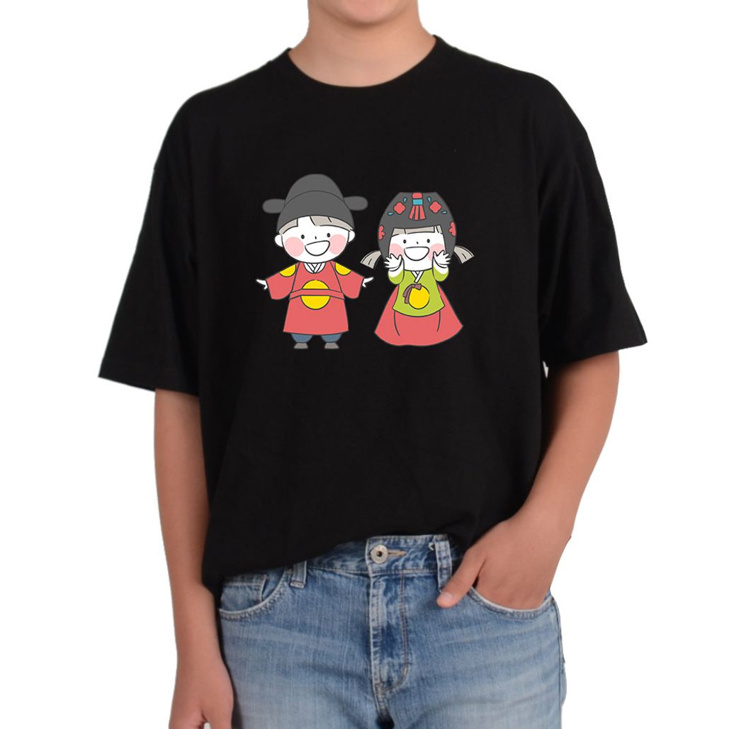 오버핏반팔티 꼬마신랑 꼬마각시 애동 명절 결혼기념일 모든색상 모든사이즈