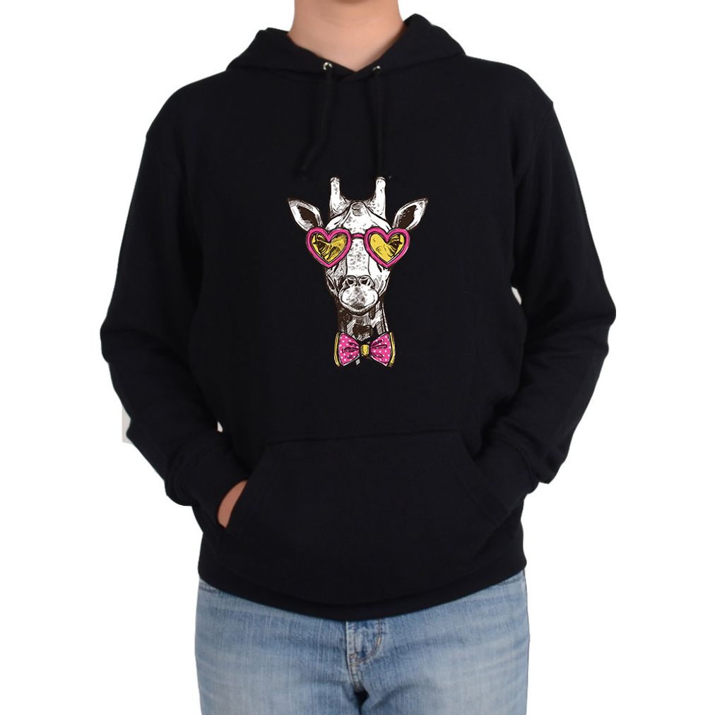 후드티남녀 기린 하트안경 나비넥타이 기린얼굴 다양한색상 모든사이즈