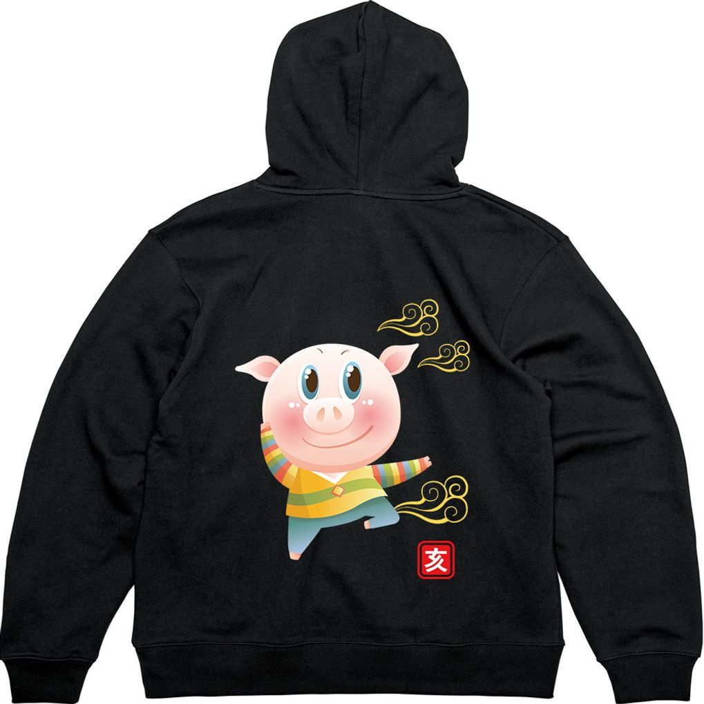 기모후드집업 즐거운 돼지띠 십이지신 디자인옷 다양한색상 모든사이즈