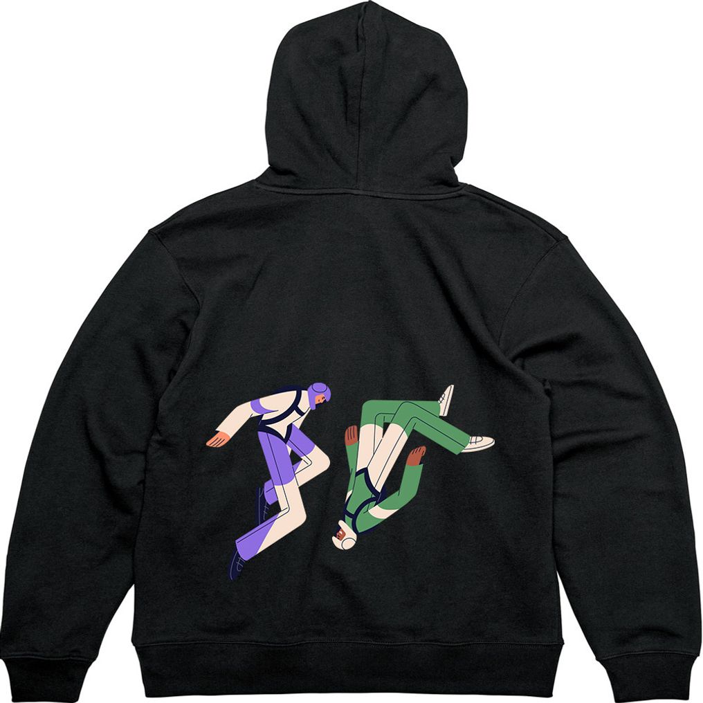 기모후드집업 스카이다이빙 커플 디자인옷 다양한색상 모든사이즈