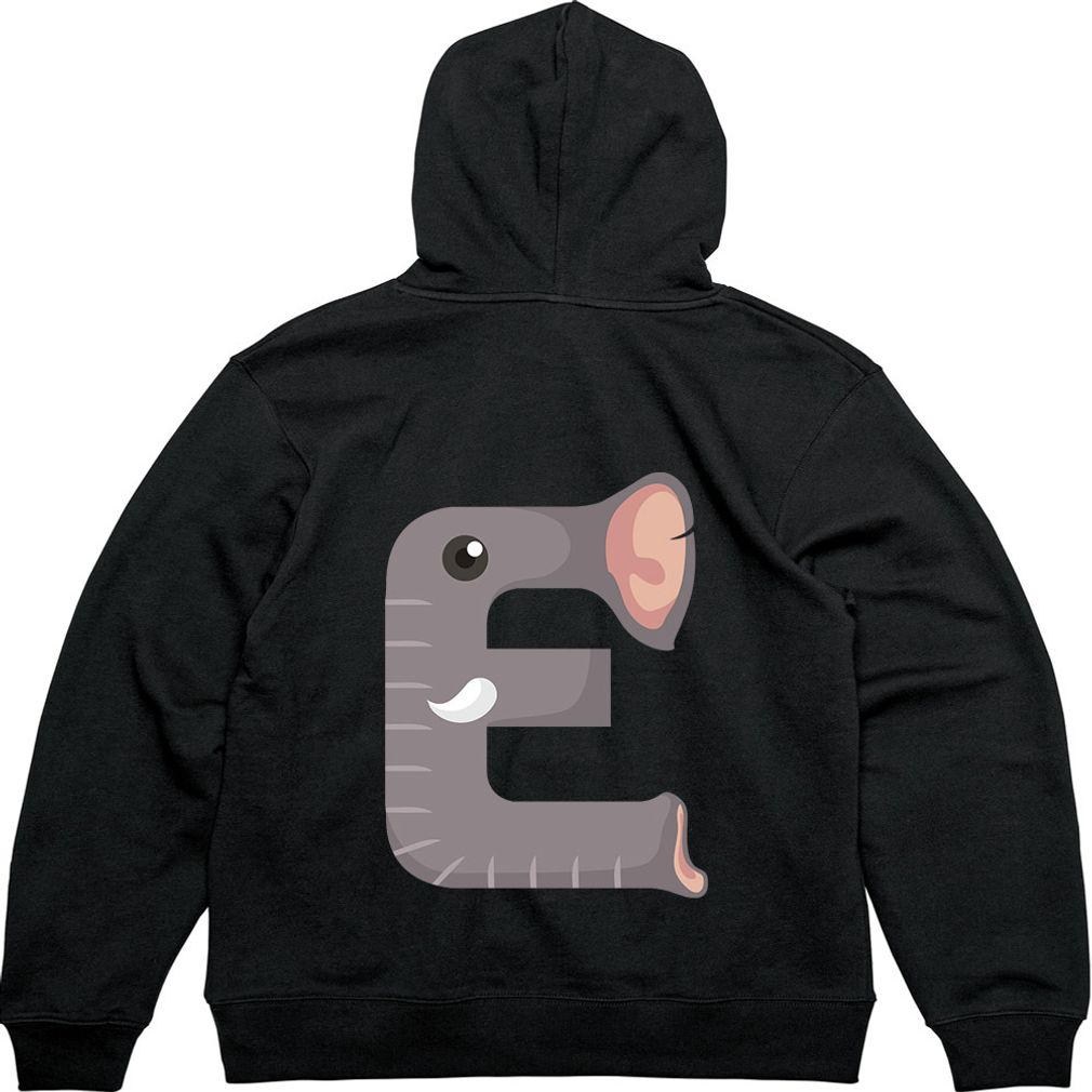 기모후드집업 코끼리 알파벳 E 디자인옷 다양한색상 모든사이즈