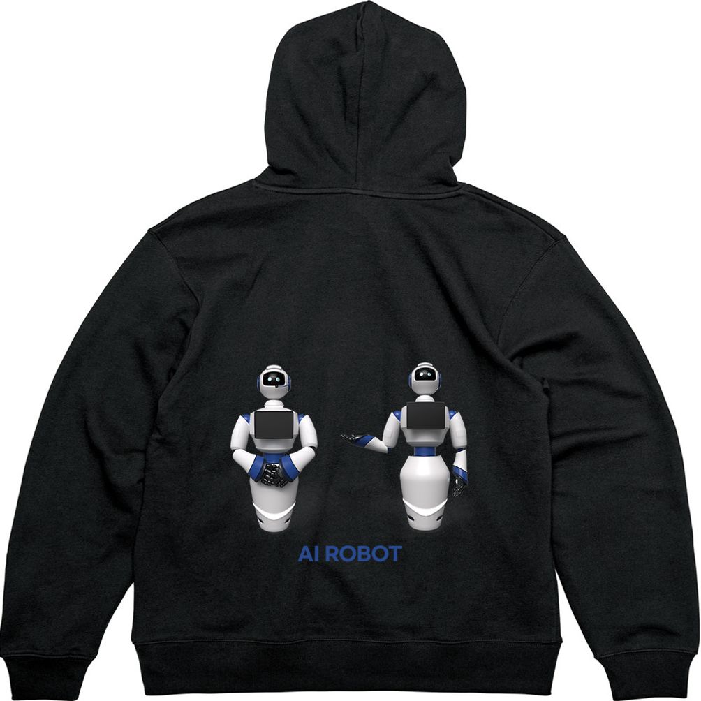 기모후드집업 교육용 로보트 AI 디자인옷 다양한색상 모든사이즈