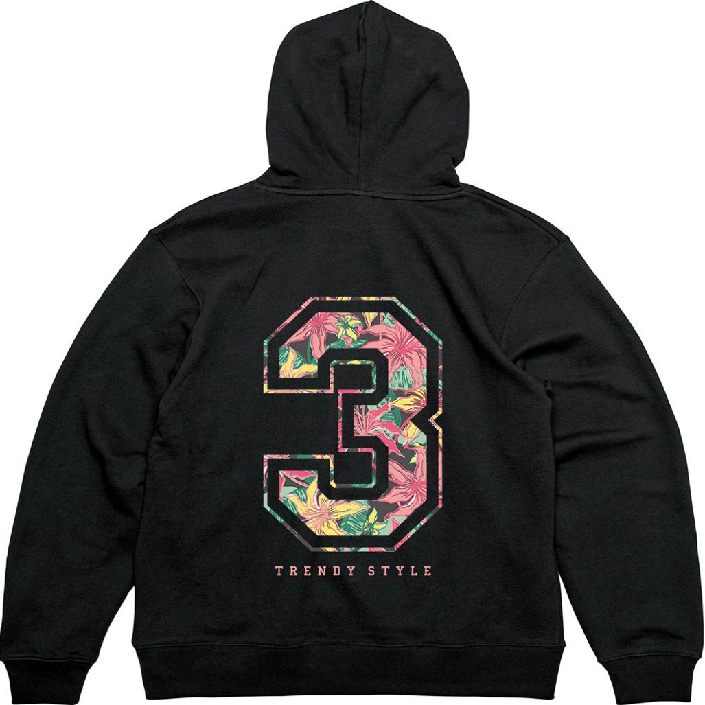 기모후드집업 숫자 3 트렌디스타일 디자인옷 다양한색상 모든사이즈