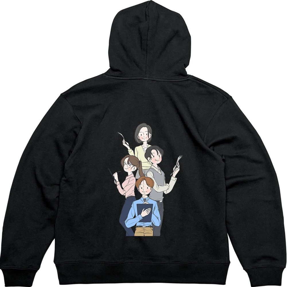 기모후드집업 우린 모두 같은 팀원 디자인옷 다양한색상 모든사이즈