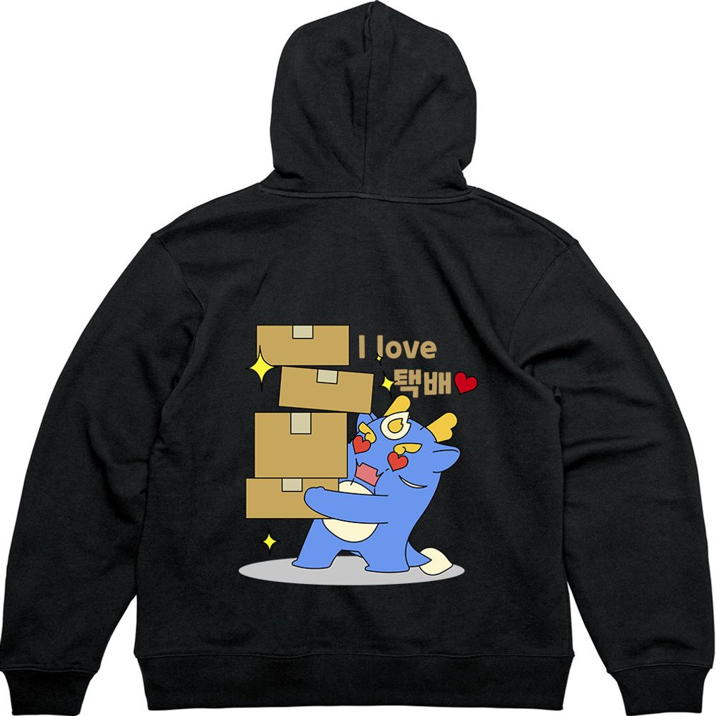 기모후드집업 청룡의 택배사랑 디자인옷 다양한색상 모든사이즈