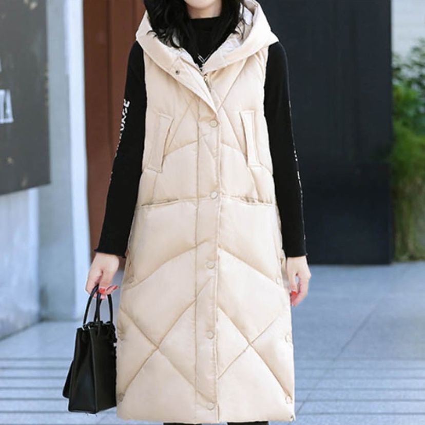 패딩 겨울조끼 격자 보온성과 스타일을 동시에 만족 시켜주는 아우터