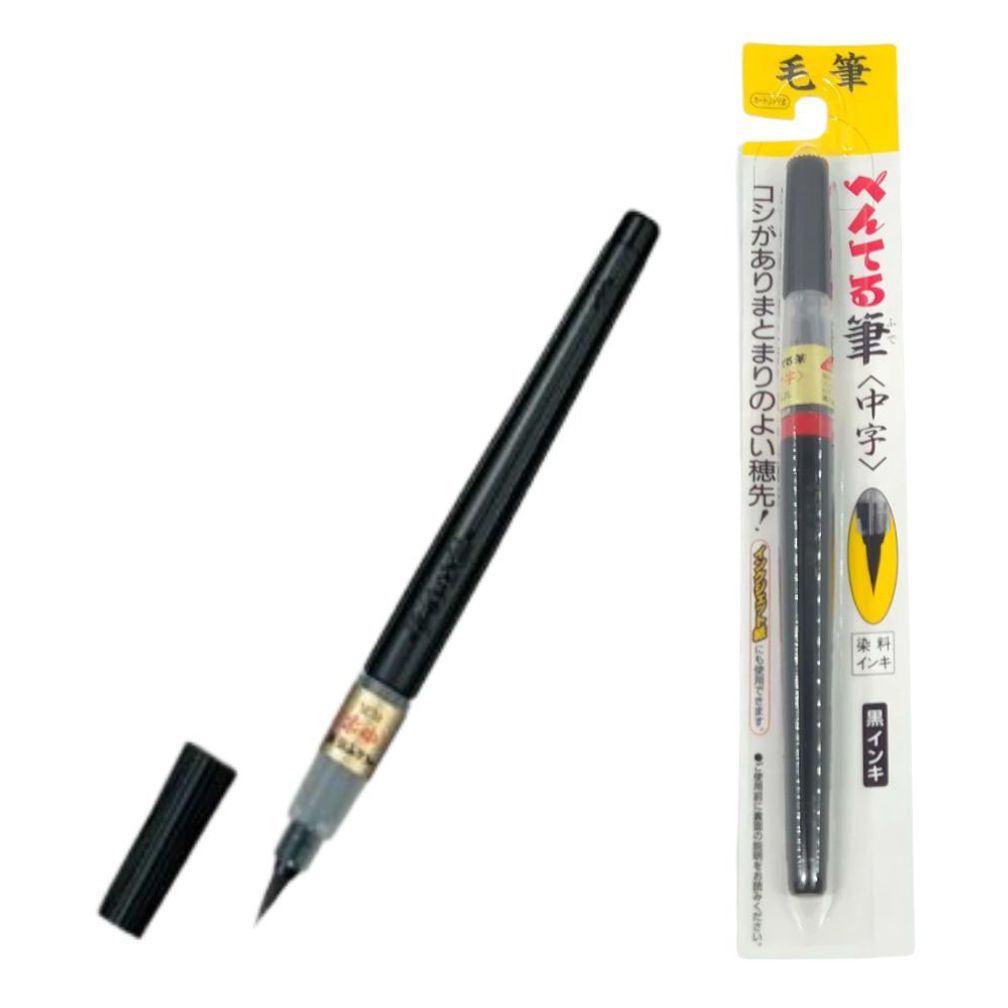 펜텔 XFL2L 전문가용  붓펜 일본 정품 서예 캘리그래피용 중필