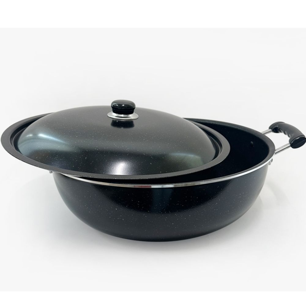 주방용품 깊은팬 마블코팅 다용도 튀김솥 55cm