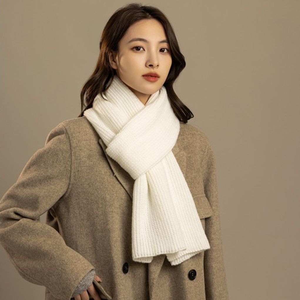 마리사 소프트 베이직 무지 니트 머플러 SD-1004733