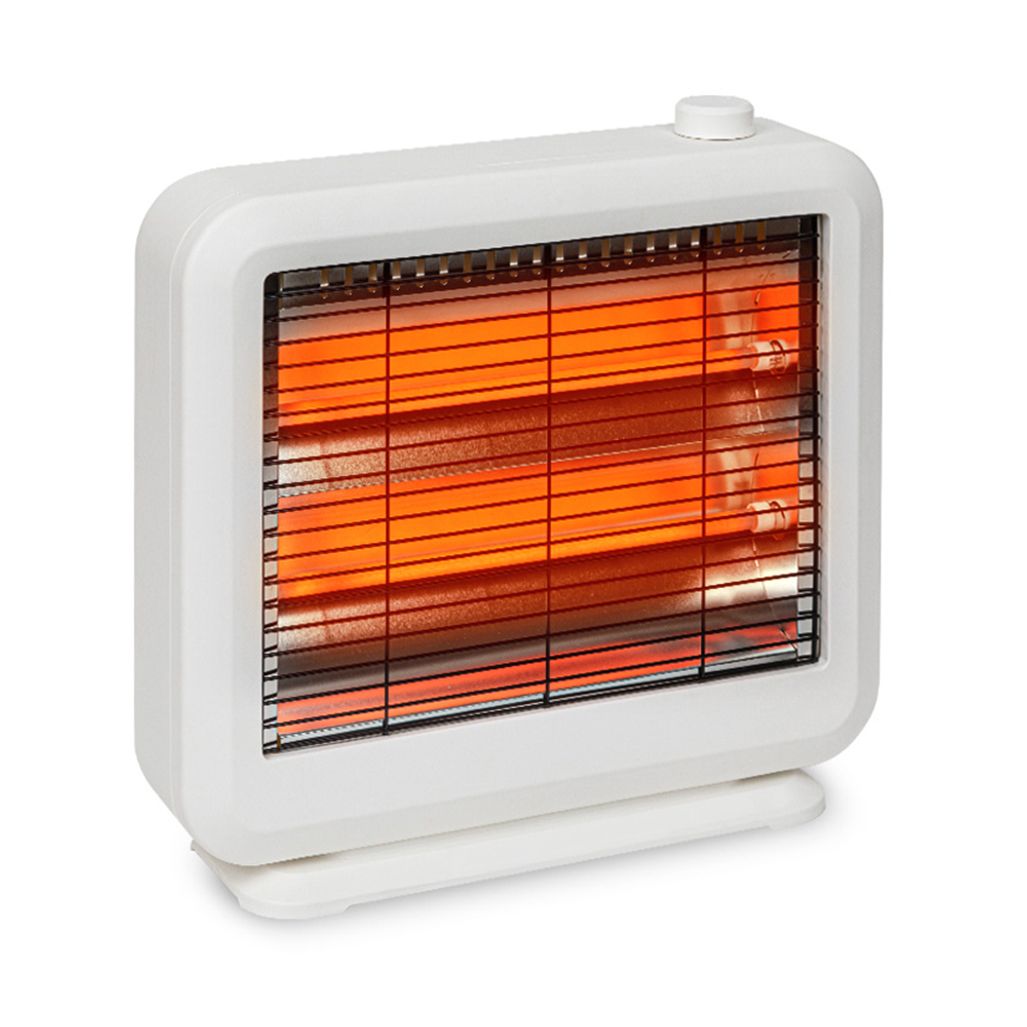 쿼츠 미니 히터 2단 화이트 고효율 슬림 컴팩트 무취 무연 무소음 사무실 전도 스위치