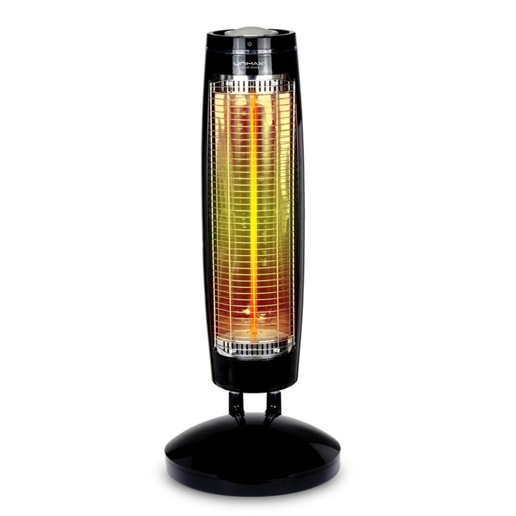 탄소관 히터 1kW 원통형 다이얼식 쾌속 난방 고효율 가로 세로 회전헤드 난로