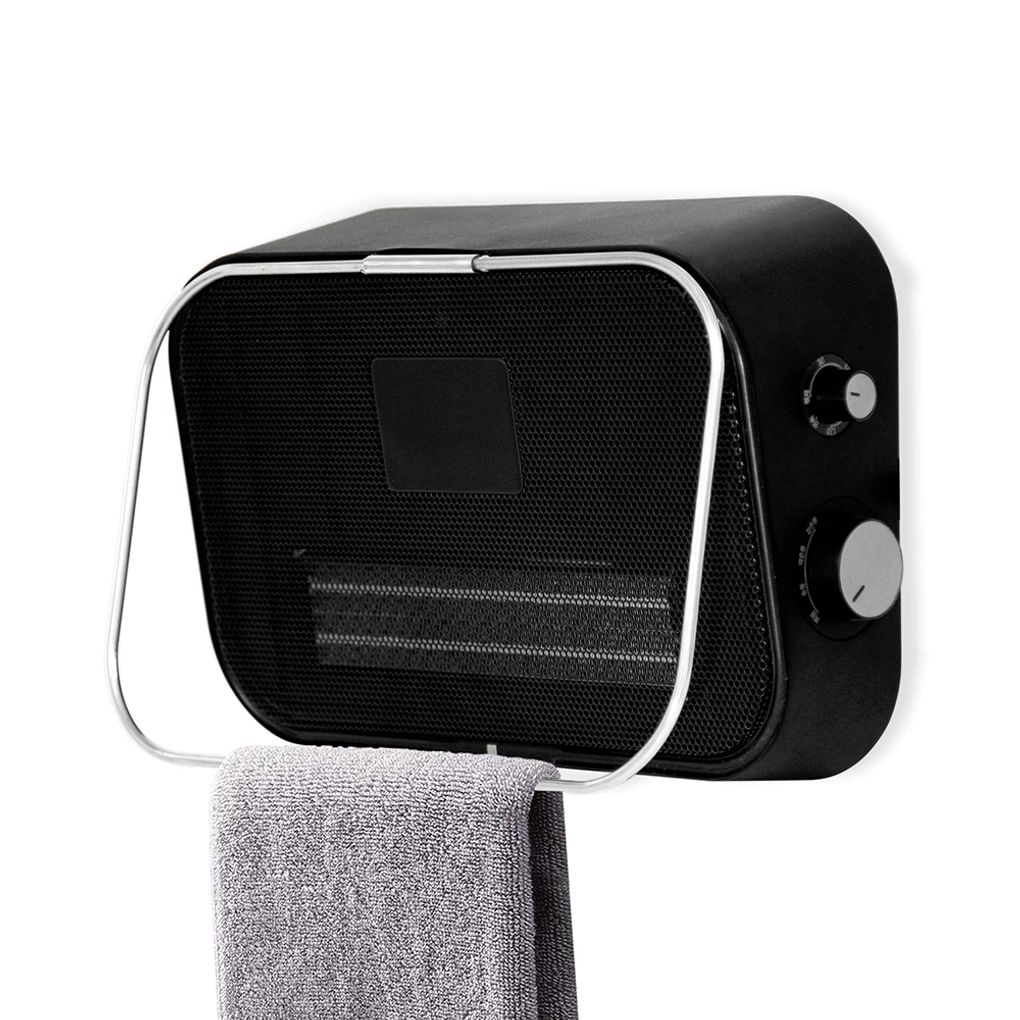 PTC 히터 온냉풍기 욕실용 2KW 블랙 화장실 생활방수 부착형 먼지필터 송풍