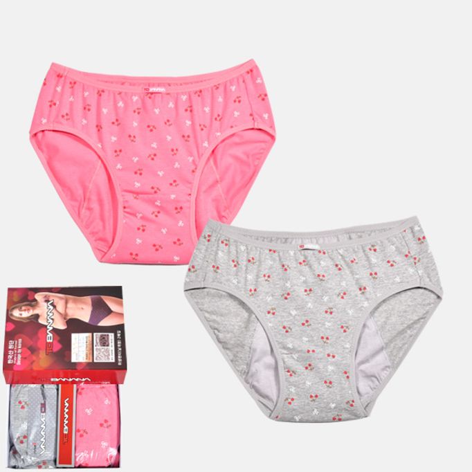 이중 안감 구조 쾌적하고 편안한 여성 위생팬티 2매입0005ge