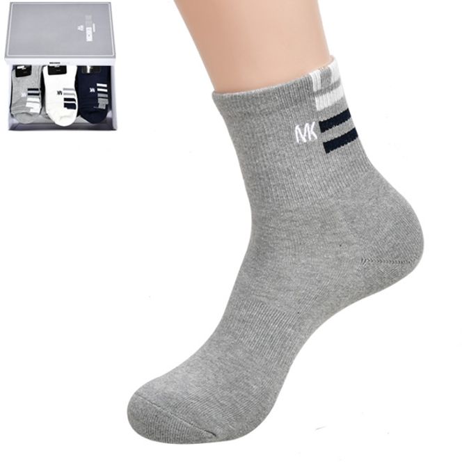 미치코런던 스트라이프 포인트 신사 파일양말0009ba