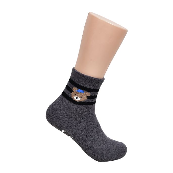 링글곰 그래픽 신사 미끄럼 방지 수면 바라 양말0079iu
