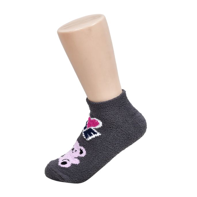 러브곰 그래픽 숙녀 스니커즈 수면 양말0084bx