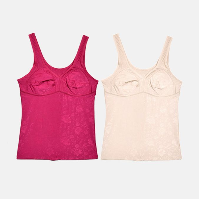 은은한 광택 고급스러운 플라워 노와이어 부직포 여성 브라런닝0029wb