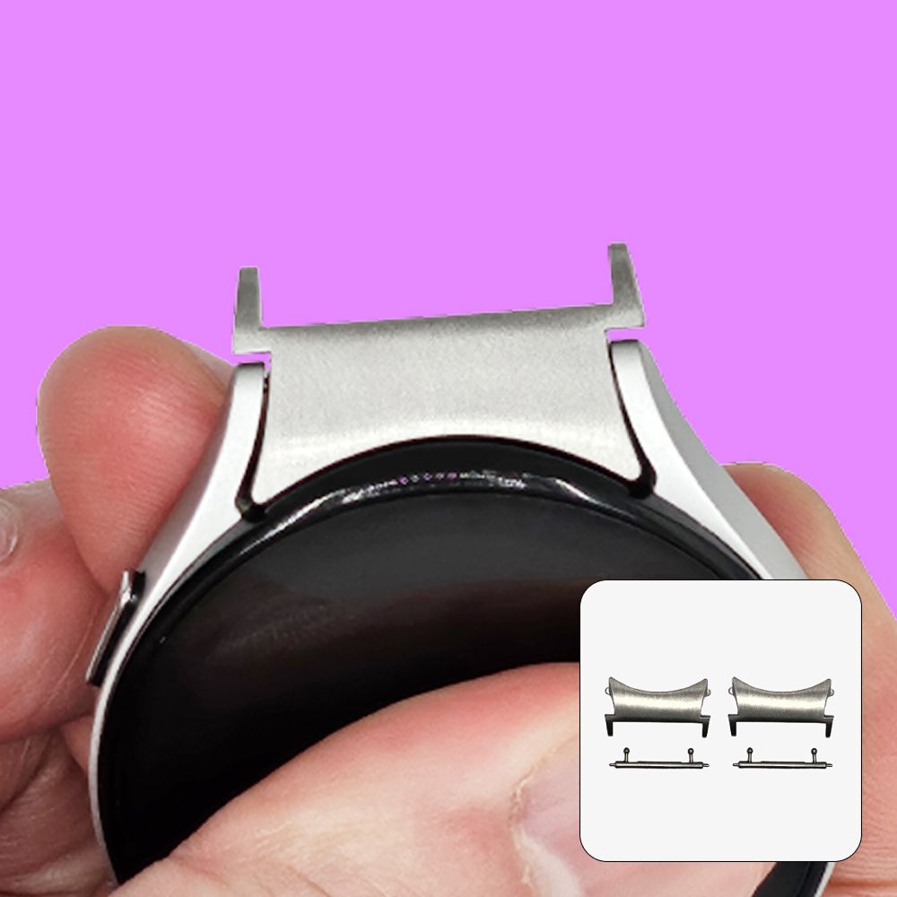 삼성 호환 갤럭시워치 클래식 갤워치 7 6 5 4 3 날개형 스트랩 변환 커넥터 20mm